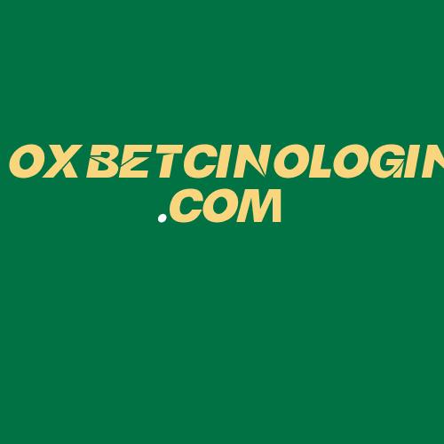 Logo da OXBETCINOLOGIN